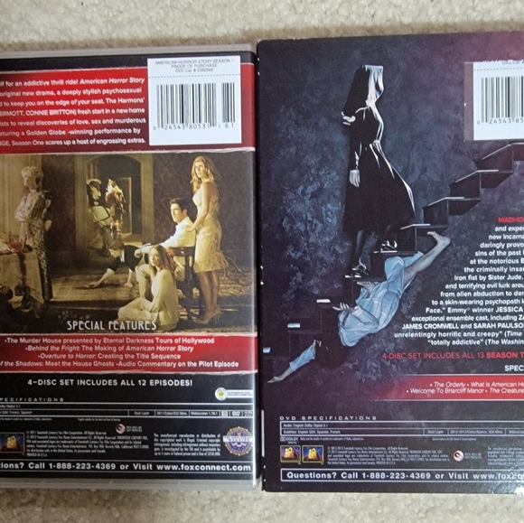 American Horror Story TV Series Seasons 1-2 DVD - Picture 2 of 2